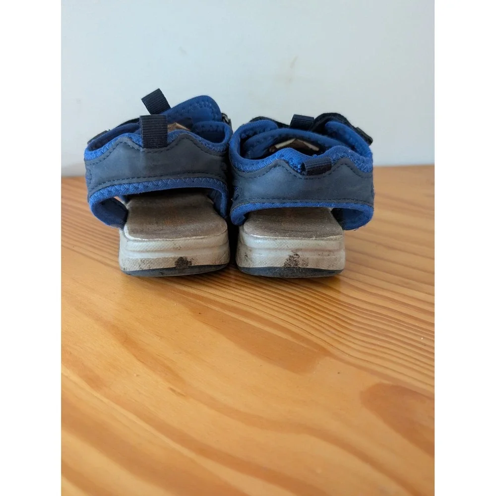 Aldi Kids‎ Blue Orange Closed Toe Water Sandals Shoes Size 11/12 Item 844168